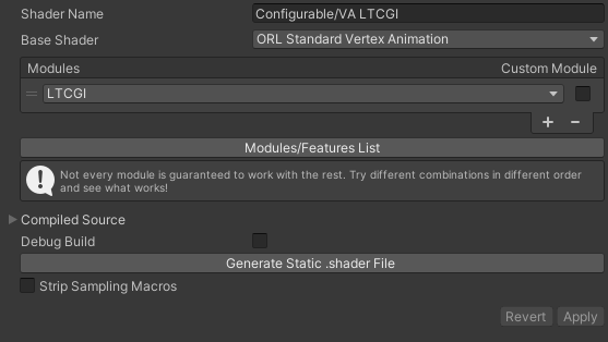Vertex Animation with LTCGI