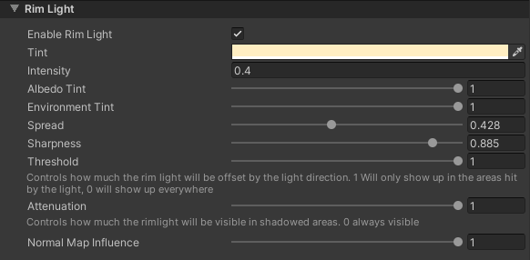 Toon Shader Rim Light
